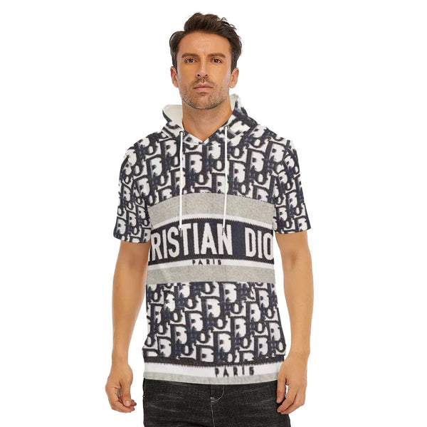 All-Over Print Men's Short Sleeve Hoodie T-Shirt | Cotton - TimelessGear9