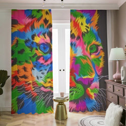 Amazon Colorful Tiger Blackout Curtains | 265(gsm) - TimelessGear9