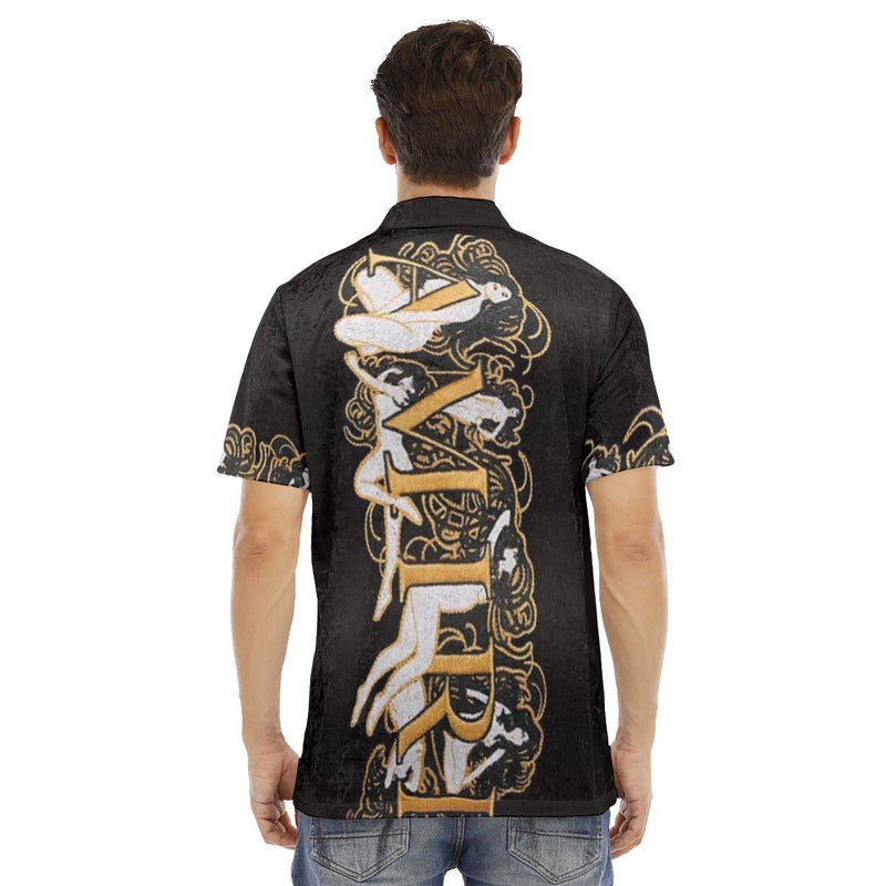 Amiri Luxury Sport Print Men's Polo Shirt | Velvet - TimelessGear9