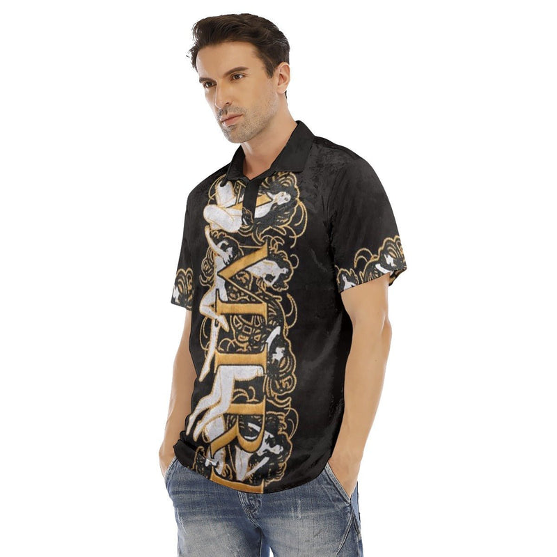 Amiri Luxury Sport Print Men's Polo Shirt | Velvet - TimelessGear9