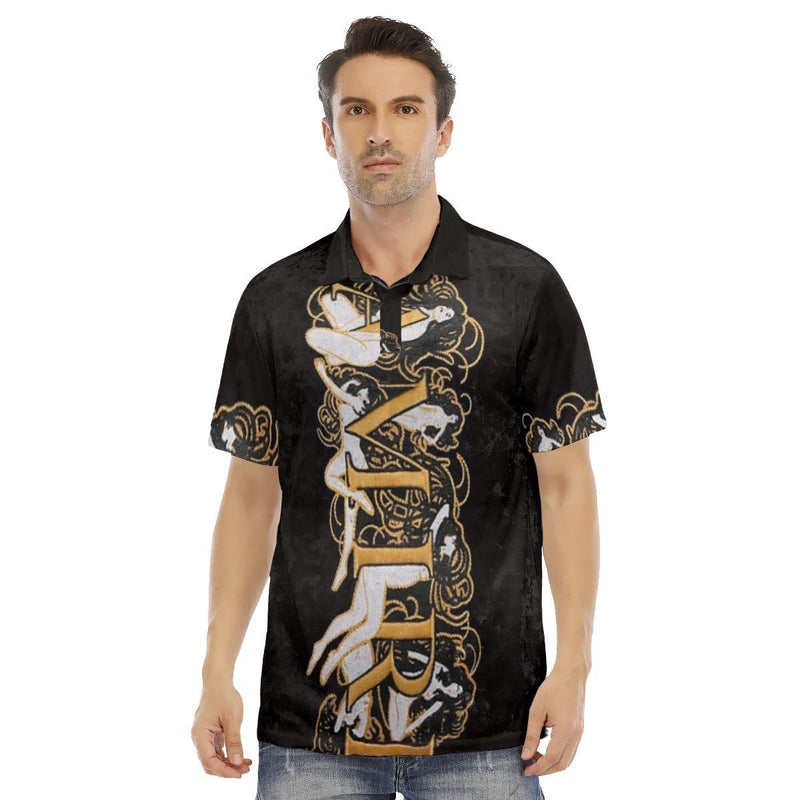 Amiri Luxury Sport Print Men's Polo Shirt | Velvet - TimelessGear9