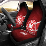 Atlanta Hawks Logo Universal Car Seat Cover With Thickened Back - TimelessGear9
