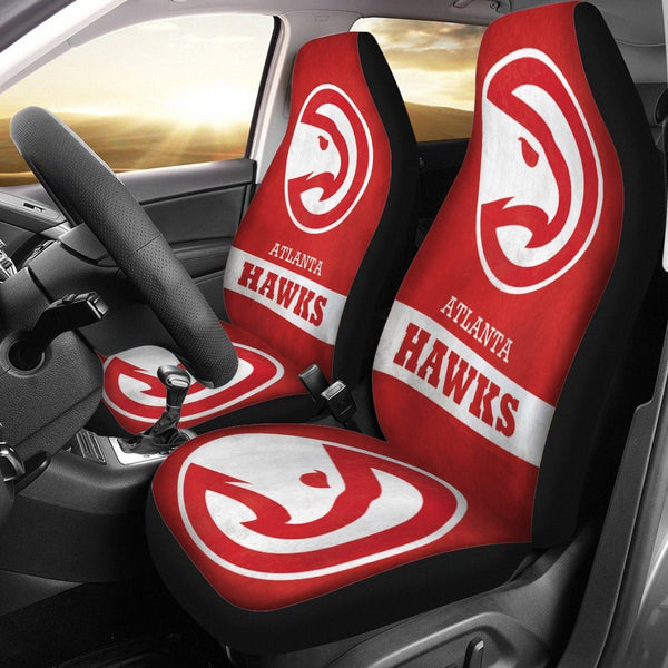 Atlanta Hawks Universal Car Seat Cover With Thickened Back - TimelessGear9