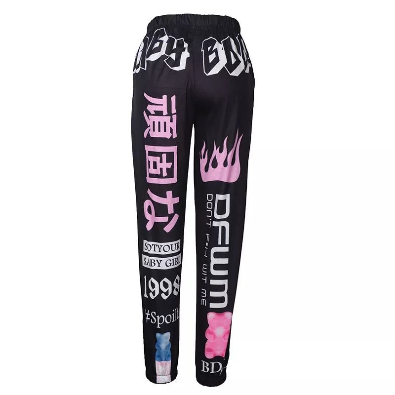 Bad Bunny Hip Hop Graphics Women's Jogger Trousers - TimelessGear9