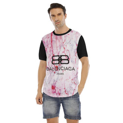 Balenciaga Men's Short Sleeve Rounded Hem T-shirt - TimelessGear9