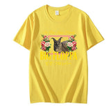 Big Floppa Floral Aesthetic T Shirt 100% Pure Cotton Floppa Big Floppa Meme Floppster New Rapper Big Floppa - TimelessGear9