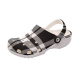 Black Burberry Plaid Men's Classic Clogs - TimelessGear9