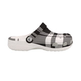 Black Burberry Plaid Men's Classic Clogs - TimelessGear9