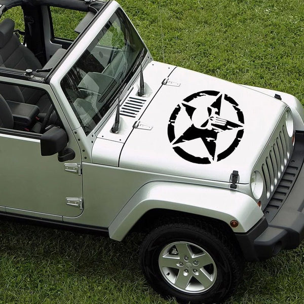 Car Decor Motorcycle Decals Star Skull Pentagram Decorative Accessories Creative Waterproof - TimelessGear9