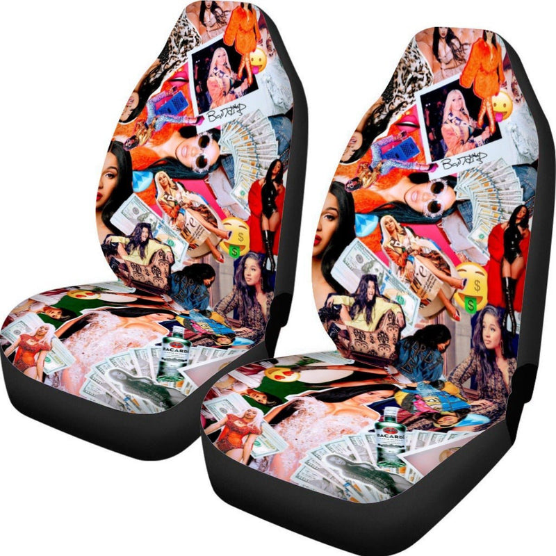 Cardi B Universal Car Seat Cover With Thickened Back - TimelessGear9