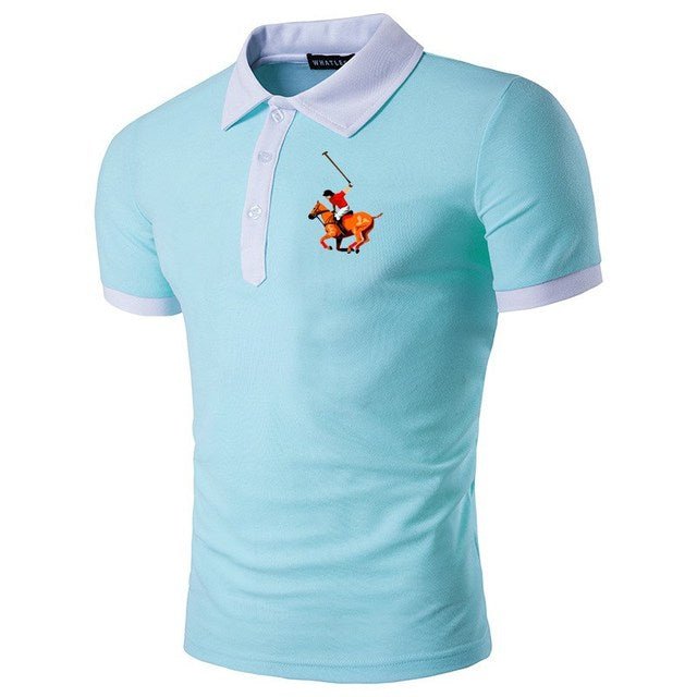 casual polo shirt fashion sports mountaineering short-sleeved lapel breathable - TimelessGear9