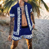Casual Set Short Sleeve Summer Casual Floral Shirt Beach Set - TimelessGear9