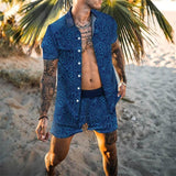 Casual Set Short Sleeve Summer Casual Floral Shirt Beach Set - TimelessGear9