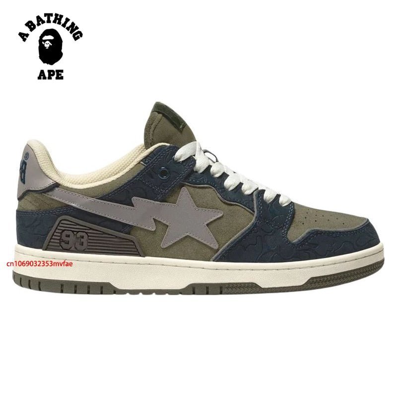 Cherry Apple Red Bapesta Air Force Retro â TimelessGear9