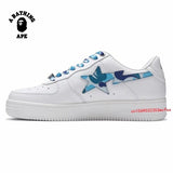 Cherry Apple Red Bapesta Air Force Retro - TimelessGear9