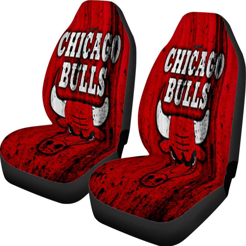 Chicago Bulls Universal Car Seat Cover With Thickened Back - TimelessGear9