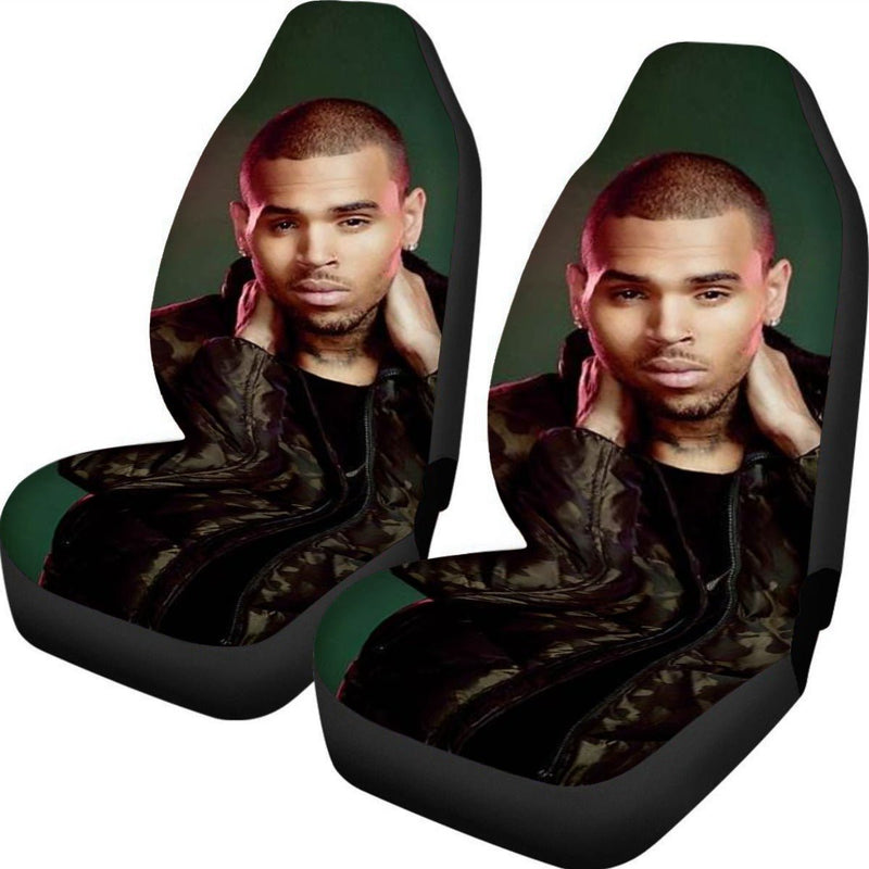 Chris Brown Ultra Plush Automobile Seat Cover With Thickened Back - TimelessGear9