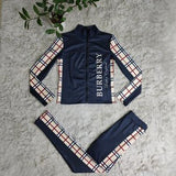 Classic Burberry Womens bodycon tracksuit - TimelessGear9
