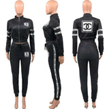 Classic Retro Chanel Stylish Logo Design Fashion Track Suit - TimelessGear9