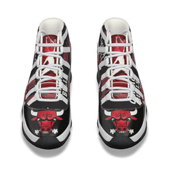 Customize Bulls Men's High Top Basketball Shoes - TimelessGear9