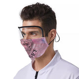 Customize Unisex Versace COVID Mask with Eye Shield - TimelessGear9