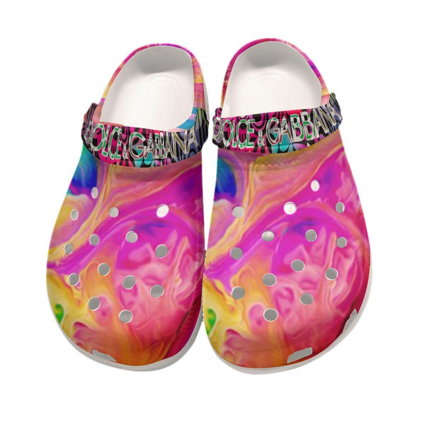 D&G Designer Paint Blast Women's Classic Clogs - TimelessGear9