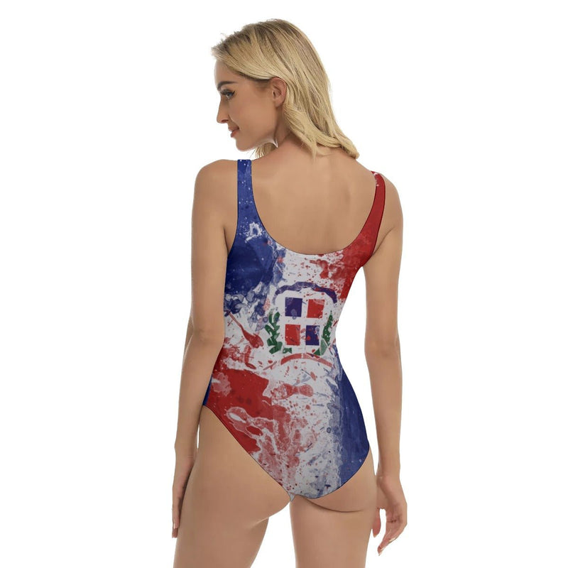 Dominican Colorful Women's One-piece Swimsuit - TimelessGear9