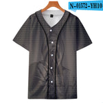 Tupac 2pac T-shirt Short sleeve O-Neck Baseball shirt Hip Hop Swag - TimelessGear9