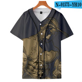 Tupac 2pac T-shirt Short sleeve O-Neck Baseball shirt Hip Hop Swag - TimelessGear9
