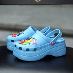 PULOMIES Summer Women Slippers Platform Clogs Outdoor Garden Shoes - TimelessGear9