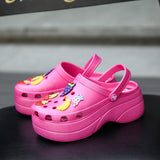 PULOMIES Summer Women Slippers Platform Clogs Outdoor Garden Shoes - TimelessGear9