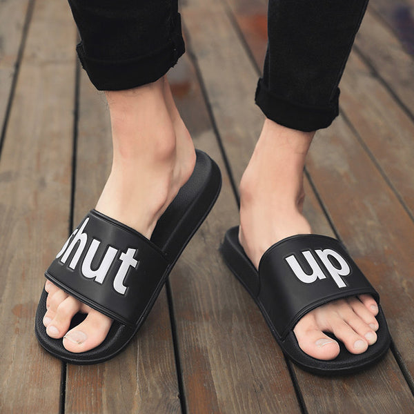 Men Express Yourself Slippers Mens Shoes Casual Sandals Slippers Flip Flops Men Slides - TimelessGear9