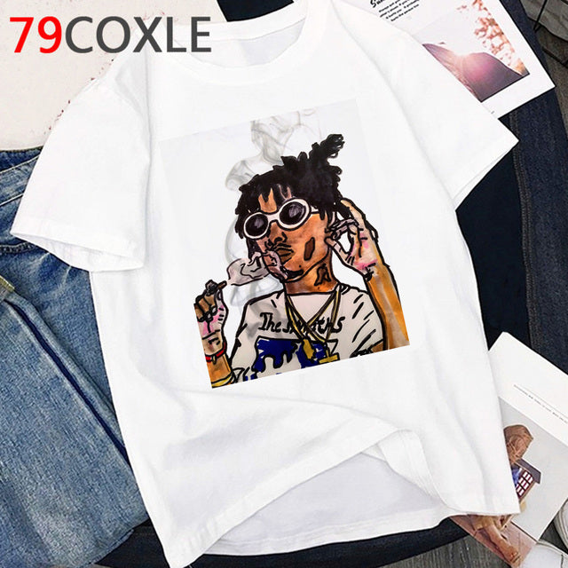 Rapper Playboi Carti T Shirt Women Hip Hop Summer Top Cartoon T-shirt Kawaii Die Lit Graphic Harajuku Oversized Tshirt Female - TimelessGear9