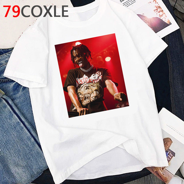 Rapper Playboi Carti T Shirt Women Hip Hop Summer Top Cartoon T-shirt Kawaii Die Lit Graphic Harajuku Oversized Tshirt Female - TimelessGear9