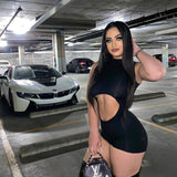 Romper Bodycon Women Playsuit Open Front Skinny One-Piece Romper Casual Sleeveless - TimelessGear9