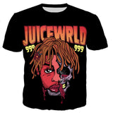 Rapper Juice Wrld T Shirts Men/women New Fashion 3D Juice Wrld Printed T-shirt Casual Harajuku Style Hip Hop Streetwear Tee Tops - TimelessGear9