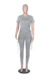 HAOYUAN  Two Piece Set for Women Sweat Suits Summer Clothes T Shirt and Sweatpants Tracksuit Lounge Wear - TimelessGear9