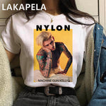 Machine Gun Kelly MGK Streetwear Harajuku t shirt Top Oversized Cotton Tee Female/Man T-Shirt Hip Hop Rapper Graphic Printed - TimelessGear9