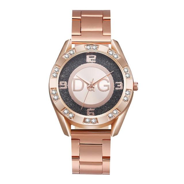 Women&#39;s Watches New Luxury Brand Fashion Rhinestone Stainless Steel Quartz Ladies Wristwatches Reloj Mujer Best Selling Montre - TimelessGear9