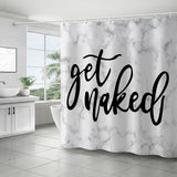 Shower Curtain Waterproof Polyester Bathroom Curtain Rugs Carpet Home Decor - TimelessGear9