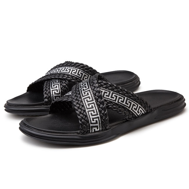 Slippers Fashion Luxury Brand Comfortable No-Slip Beach Sandals - TimelessGear9