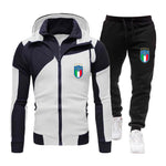 Tracksuit Sets For Men Women Italy National Team Jersey 2 Pieces Sets Man Sportwear Fleece - TimelessGear9