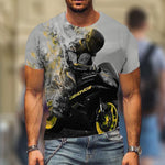 T-Shirts Locomotive 3D T-Shirts Summer Casual Short Sleeve Hot Selling Fashion Tops High Street Wear - TimelessGear9