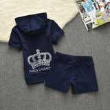 Juicy Apple 2 Piece Set Velvet zip Summer Letter printing tracksuit Women Clothing 2022 - TimelessGear9