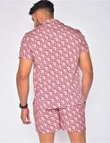 sexy desiger suit button sleeve shirt beach shorts casual street wear - TimelessGear9