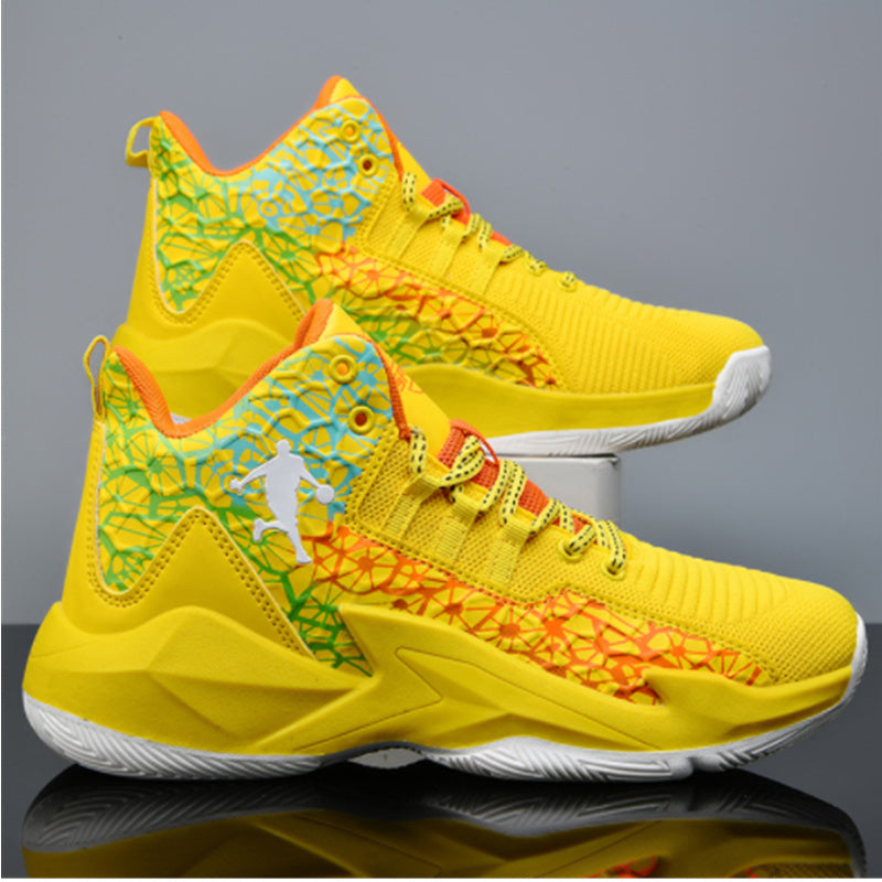 LBJ Basketball Shoes Men High Top Sports Air Mesh Hombre Athletic Male Boots Women Comfortable Breathable Sneakers - TimelessGear9