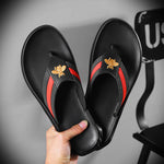 Slippers Gucci & Versace Stylish Slides Summer Sandals Home Anti-skid Outdoor Flip-flops - TimelessGear9