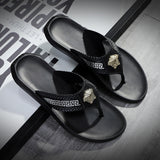 Slippers Gucci & Versace Stylish Slides Summer Sandals Home Anti-skid Outdoor Flip-flops - TimelessGear9