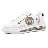Sneakers Male Mens casual  Luxury shoes Trainer Race off white Shoes fashion loafers Versace Stylish - TimelessGear9