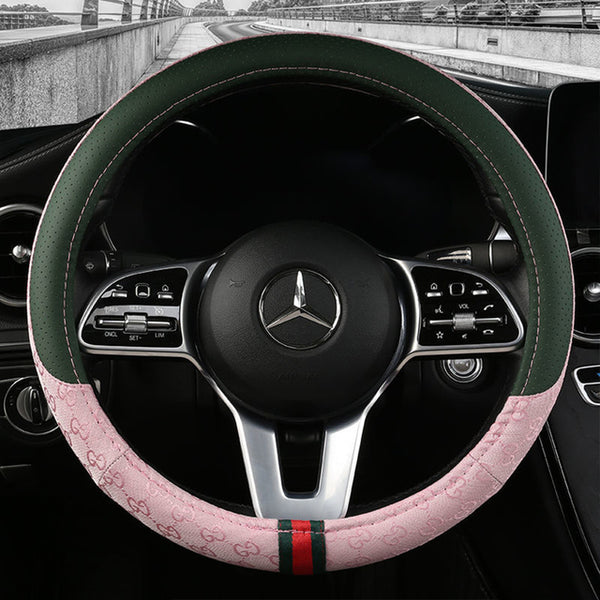 Gucci Amg Race Car Grip Steering Wheel Cover Non-Slip Car Steering Wheel Cover Non-Slip - TimelessGear9